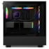 Gabinete Nzxt H5 Flow Mid Tower Atx Lateral Em Vidro Temperado Preto Cc-h51fb-01