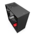 GABINETE NZXT H510 2 FANS PRETO E VERMELHO CA-H510B-BR