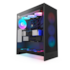 Gabinete Nzxt H7 Flow Rgb Eatx Mid Tower Lateral De Vidro Temperado Usb Tipo C Preto Cm-H72Fb-R1