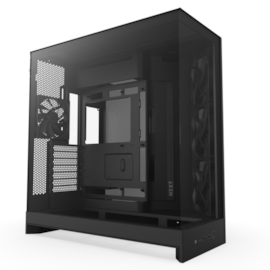 Gabinete Nzxt H9 Flow Eatx Mid Tower Lateral De Vidro Temperado Usb Tipo C Preto Cm-H92Fb-01