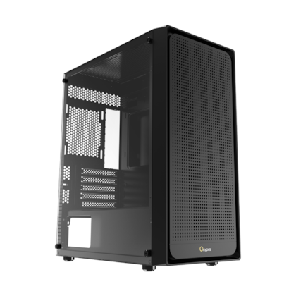 Gabinete Ocypus Gamma C50 Bk Mid Tower Matx Lateral De Vidro Temperado Usb 3.0 Preto Gamma-C50-Bkg000Xx-Gl