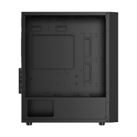 Gabinete Ocypus Gamma C50 Bk Mid Tower Matx Lateral De Vidro Temperado Usb 3.0 Preto Gamma-C50-Bkg000Xx-Gl