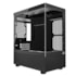 Gabinete Onepower Crystal Lateral De Vidro Temperado Sem Fan Preto Cc-202b