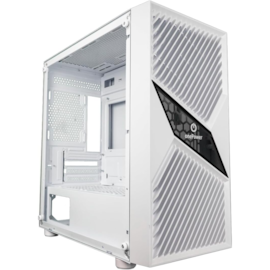 Gabinete Onepower Fractal Matx Mid Tower Usb 3.0 Lateral De Vidro Temperado Sem Fan Branco Cc-201w