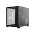 Gabinete Pcyes Forcefield Black Vulcan Frontal E Lateral Vidro Mid Tower S/ Fans Preto Gffbvp