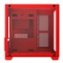 Gabinete Pcyes Forcefield Red Magma Frontal E Lateral Vidro Mid Tower S/ Fans Vermelho Gffrmp