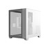 Gabinete Pcyes Forcefield White Ghost Frontal E Lateral Vidro Mid Tower S/ Fans Preto Gffwgp
