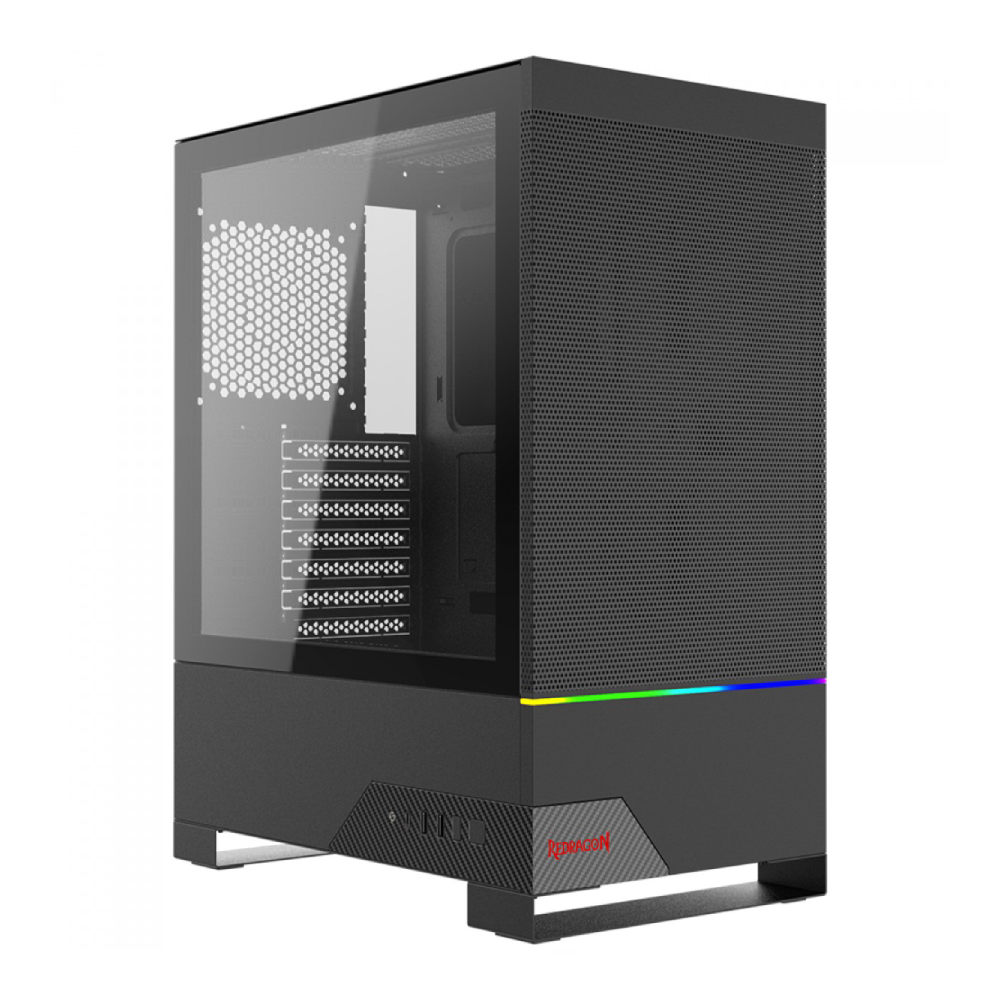 Gabinete Redragon Infernal Dragon Strafe Mid Tower Vidro Temperado