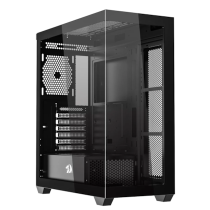 Gabinete Redragon Deflect Atx Mid Tower Vidro Temperado Usb 3.0 Preto Ca-609b