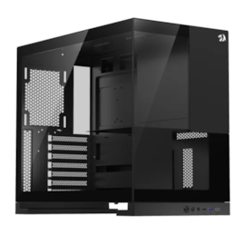 Gabinete Redragon Eternal Atx Mid Tower Vidro Temperado Usb Tipo C Preto Ca-612B