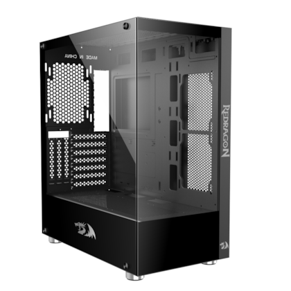 Gabinete Redragon Reflect Atx Mid Tower Lateral De Vidro Temperado Usb 3.0 Preto Ca-601B