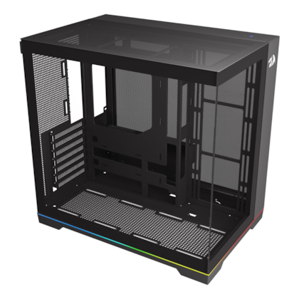 Gabinete Redragon Scalpel Argb Atx Mid Tower Vidro Temperado Usb 3.0 Preto Gc-628
