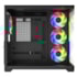 Gabinete Redragon Tesseract Rgb Atx Mid Tower Vidro Temperado Usb Tipo C Preto Ca-614B