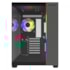 Gabinete Redragon Tesseract Rgb Atx Mid Tower Vidro Temperado Usb Tipo C Preto Ca-614B