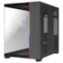 Gabinete Redragon Tesseract Rgb Atx Mid Tower Vidro Temperado Usb Tipo C Preto Ca-614B