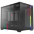 Gabinete Redragon Wideload Mini Lite Rgb Matx Mid Tower Vidro Temperado Usb Tipo C Preto Ca-611B
