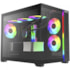 Gabinete Redragon Wideload Mini Lite Rgb Matx Mid Tower Vidro Temperado Usb Tipo C Preto Ca-611B