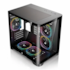 Gabinete Rise Mode Galaxy Curved Matx Mini Tower Vidro Temperado Usb 3.0 Sem Fans Rm-Ga-Gc-Fb