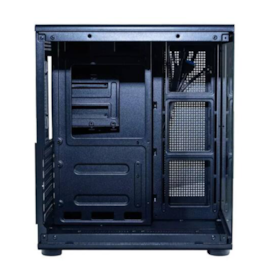 Gabinete Rise Mode Galaxy Glass X Black Matx Mini Tower Vidro Temperado Usb 3.0 Preto Rm-Ga-Ggx-Fb
