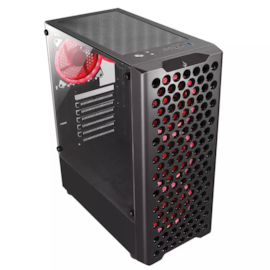 Gabinete Rise Mode X5 Glass Black Atx Mid Tower Lateral De Vidro Temperado Usb 3.0 Preto Rm-X5-05-Fb