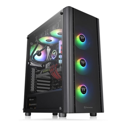 GABINETE THERMALTAKE V250 TG ARGB MID TOWER PRETO CA-1Q5-00M1WN-00