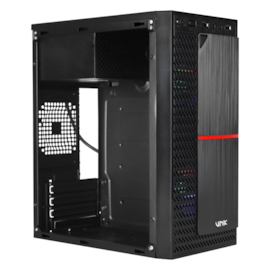 Gabinete Vinik Plate M-atx Mid Tower Lateral De Acrilico Com 2 Fans Ggpacbk