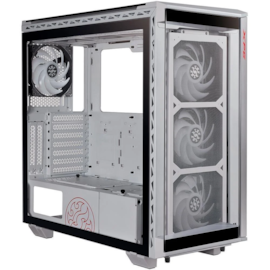 Gabinete Xpg Battlecruiser Eatx Lateral De Vidro Temperado Com 4 Fans Branco Battlecruiser-whcww