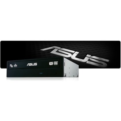 GRAVADOR DVD INTERNO ASUS SATA PRETO DRW-24F1MT/BLK/AS