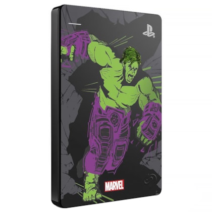 Hard Disk Externo Seagate Gaming 2tb Avengers Hulk Ps4 Usb 3.0 Preto Stgd2000105