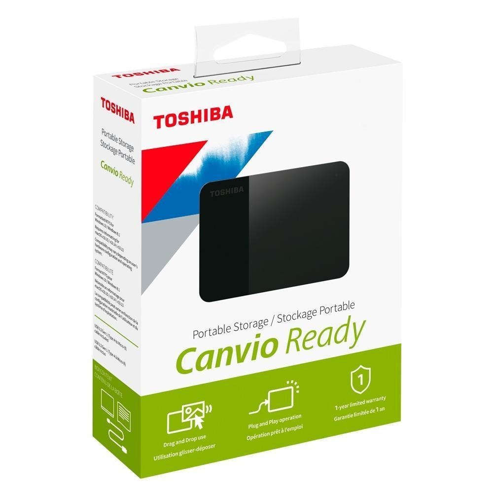 Hard Disk Externo Toshiba 2tb Canvio Ready 2.5