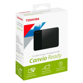 Hard Disk Externo Toshiba 4tb Canvio Ready 2.5" Ubs 3.0 Preto Hdtp340xk3ca
