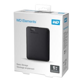 HARD DISK EXTERNO WESTERN DIGITAL 2TB WD ELEMENTS USB 3.0 PORTÁTIL 2,5 - WDBU6Y0020BBK-WESN