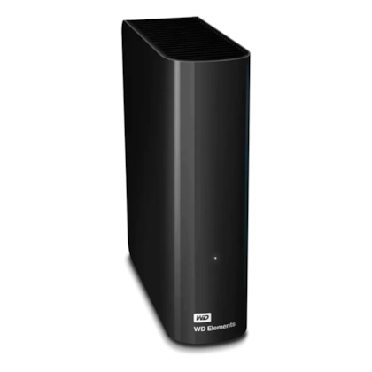 Hard Disk Externo Western Digital Wd Elements 14 Tb 3.5" Usb 3.2 Preto Wdbwlg0140Hbk-Xb