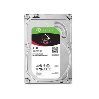 HARD DISK SEAGATE 4TB IRONWOLF NAS SATA 6.0GB/S ST4000VN008