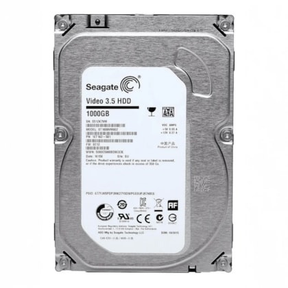Hard Disk Seagate Pipeline 1Tb Sata Iii 5900Rpm 64Mb Cache St1000Vm002 (3 Meses De Garantia)