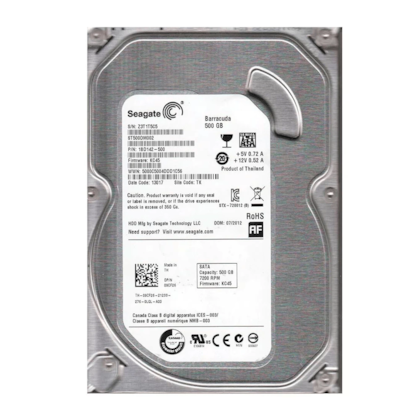 Hard Disk Seagate Pipeline 500Gb Sata Iii 7200Rpm 16Mb Cache St500dm002
