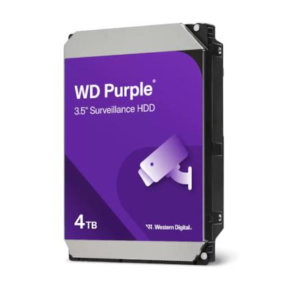 Hard Disk Wd Purple 4Tb 5400Rpm Sata Iii 6Gb/S Cache 128Mb Wd44Purz
