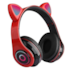 Headphone Cat Ear Bluetooth Vermelho Dw-b39