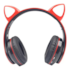 Headphone Cat Ear Bluetooth Vermelho Dw-b39