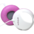 Headphone Evertech Com Microfone Dj Flexível P2 Branco E Rosa Evhp-10m