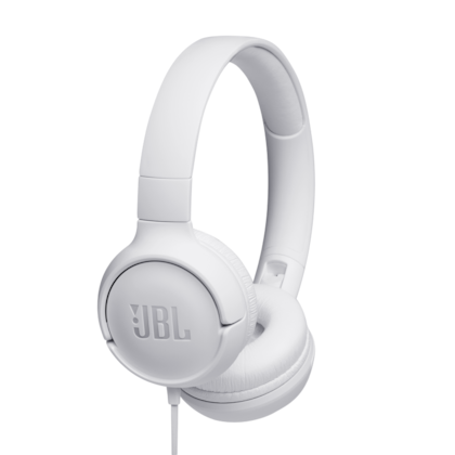 Headphone Jbl Tune 500 On Ear Com Fio Branco Jblt500wht