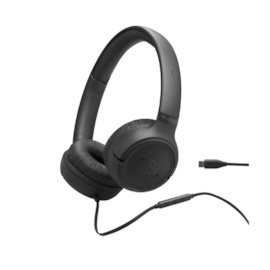 Headphone Jbl Tune 530C Drivers De 33Mm Com Microfone Usb Tipo C Preto Jblt530Cblk