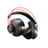 Headset Cougar Immersa Ti Stereo Microfone Retractil 9.7mm Preto E Laranja 3h300p40t.0001