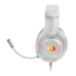 HEADSET GAMER HYLAS REDRAGON LUNAR WHITE, RGB, DRIVERS 50MM, H260-W