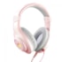 HEADSET GAMER REDRAGON HYLAS ROSA - H260-P