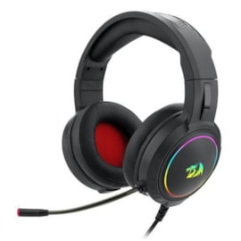 HEADSET GAMER REDRAGON MENTO PRETO H270-RGB