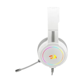 HEADSET GAMER REDRAGON MENTO RGB CHROMA USB P2 BRANCO H270-W