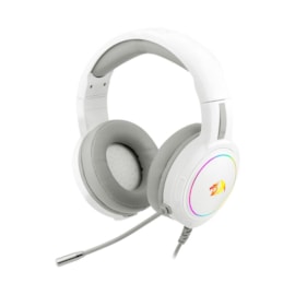 HEADSET GAMER REDRAGON MENTO RGB CHROMA USB P2 BRANCO H270-W