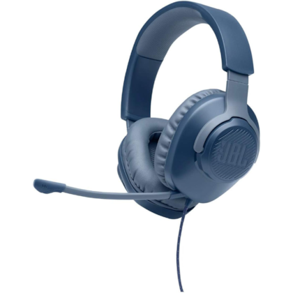 Headset Jbl Quantum 100 Multiplataforma Drivers 40mm Azul Jblquantum100bluam