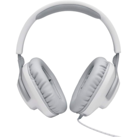 Headset Jbl Quantum 100 Multiplataforma Drivers 40mm Branco Jblquantum100whtam